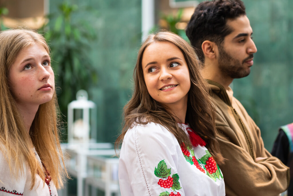 People at the International Kokkola Day event.